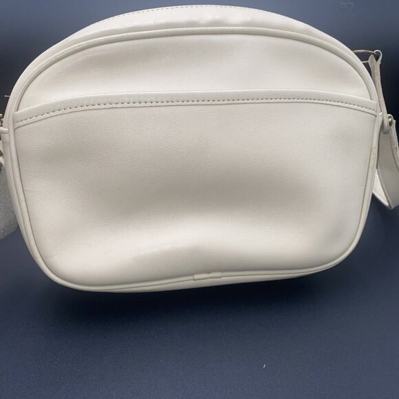 Vintage Coach Zip Bag Bone Leather USA Small Crossbody Bag USA Style 0095 022 - Picture 5 of 10